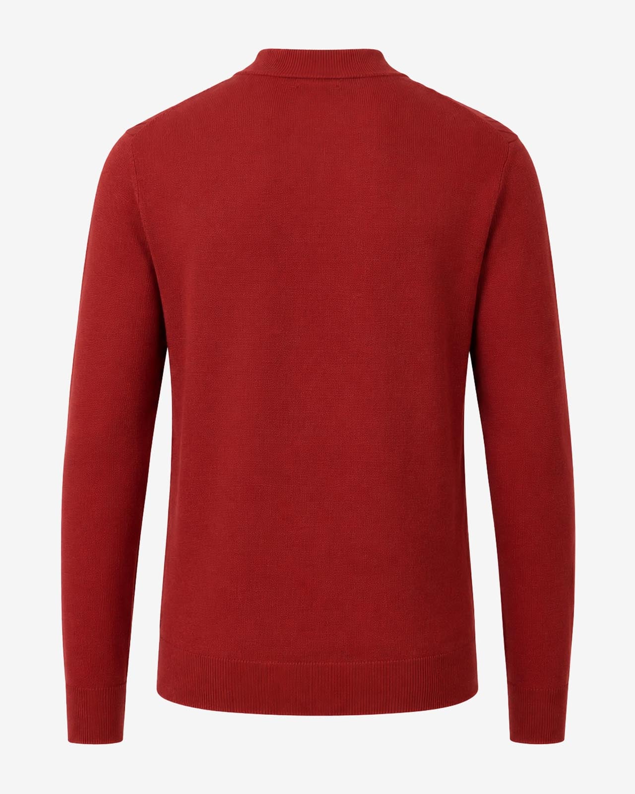 Maglia a mezzo collo con motivo jacquard