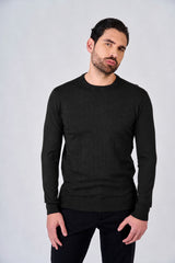 Maglia girocollo con motivo