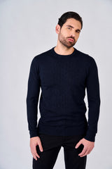 Maglia girocollo con motivo