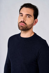 Maglia girocollo con motivo