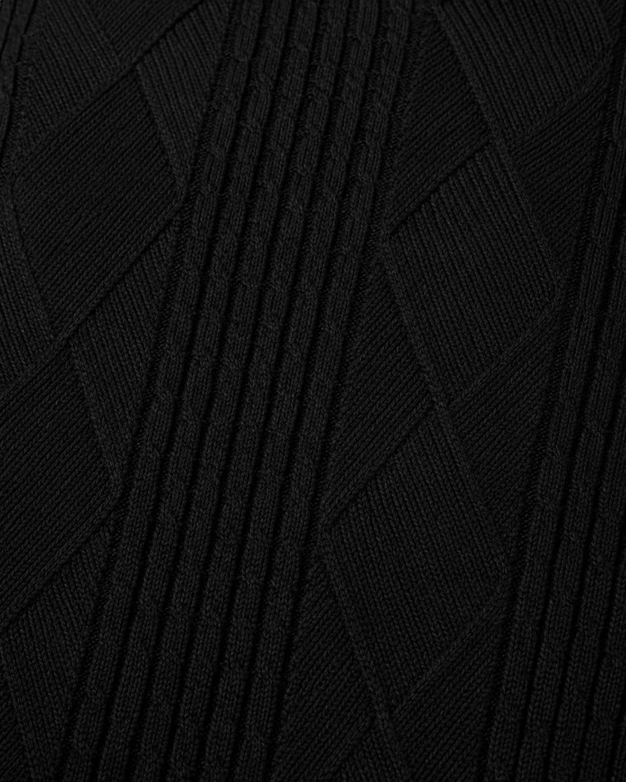 Maglia a mezzo collo con motivo jacquard