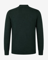 Maglia a mezzo collo con motivo jacquard