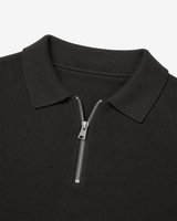Polo in maglia con manica raglan