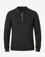 Polo in maglia con manica raglan
