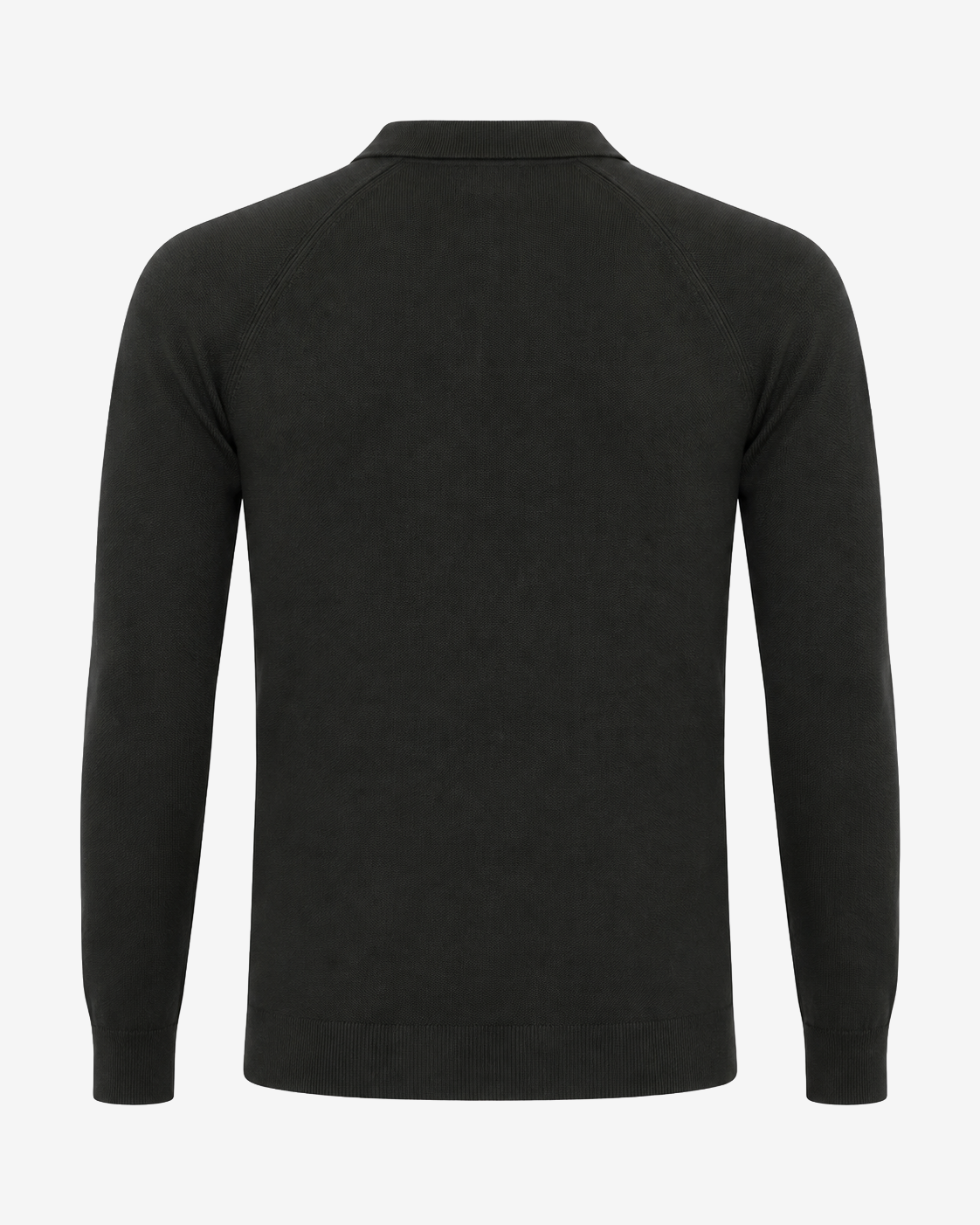 Polo in maglia con manica raglan