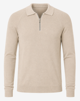 Polo in maglia con manica raglan