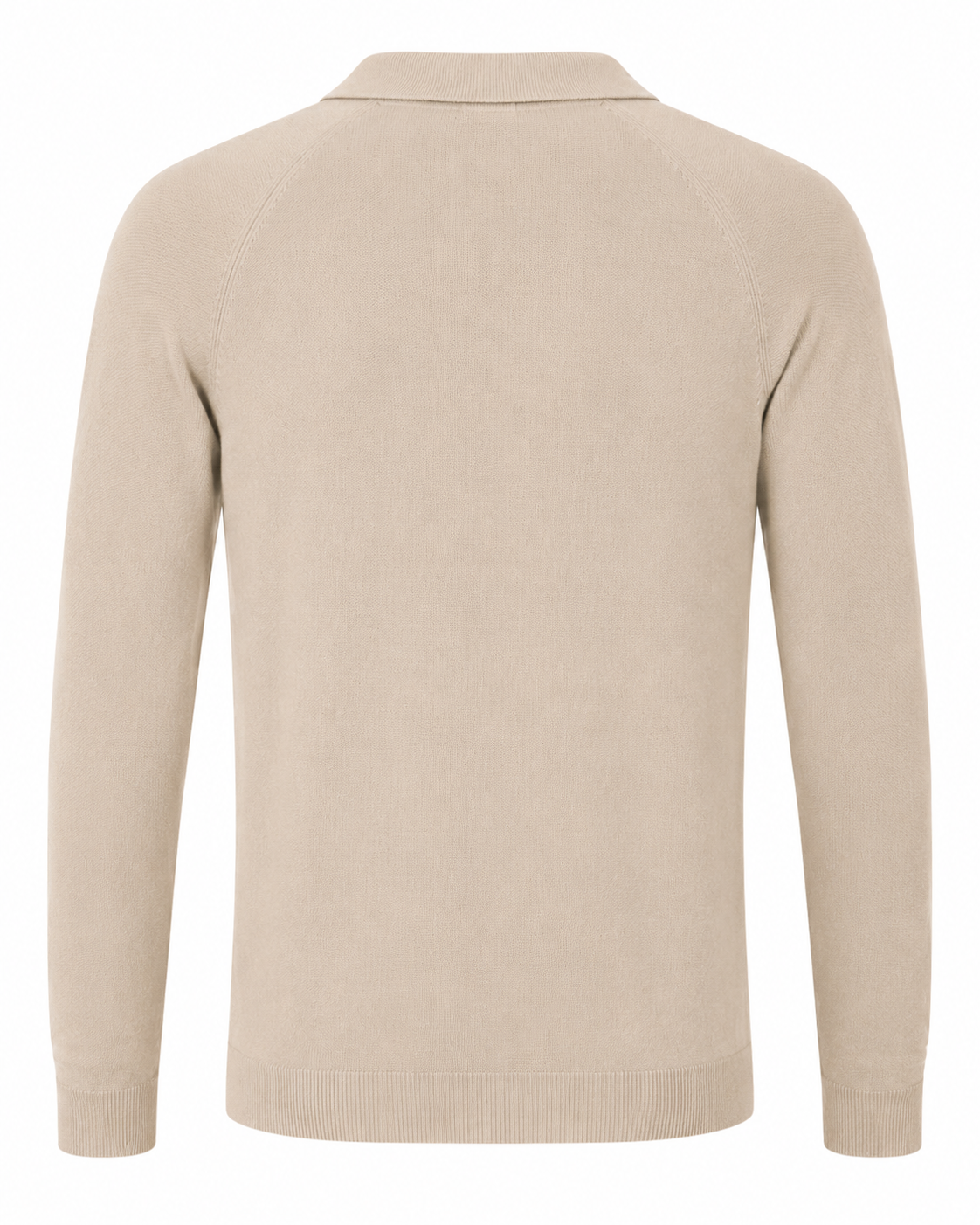 Polo in maglia con manica raglan