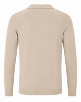 Polo in maglia con manica raglan