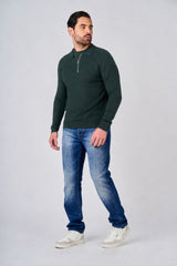 Polo in maglia con manica raglan
