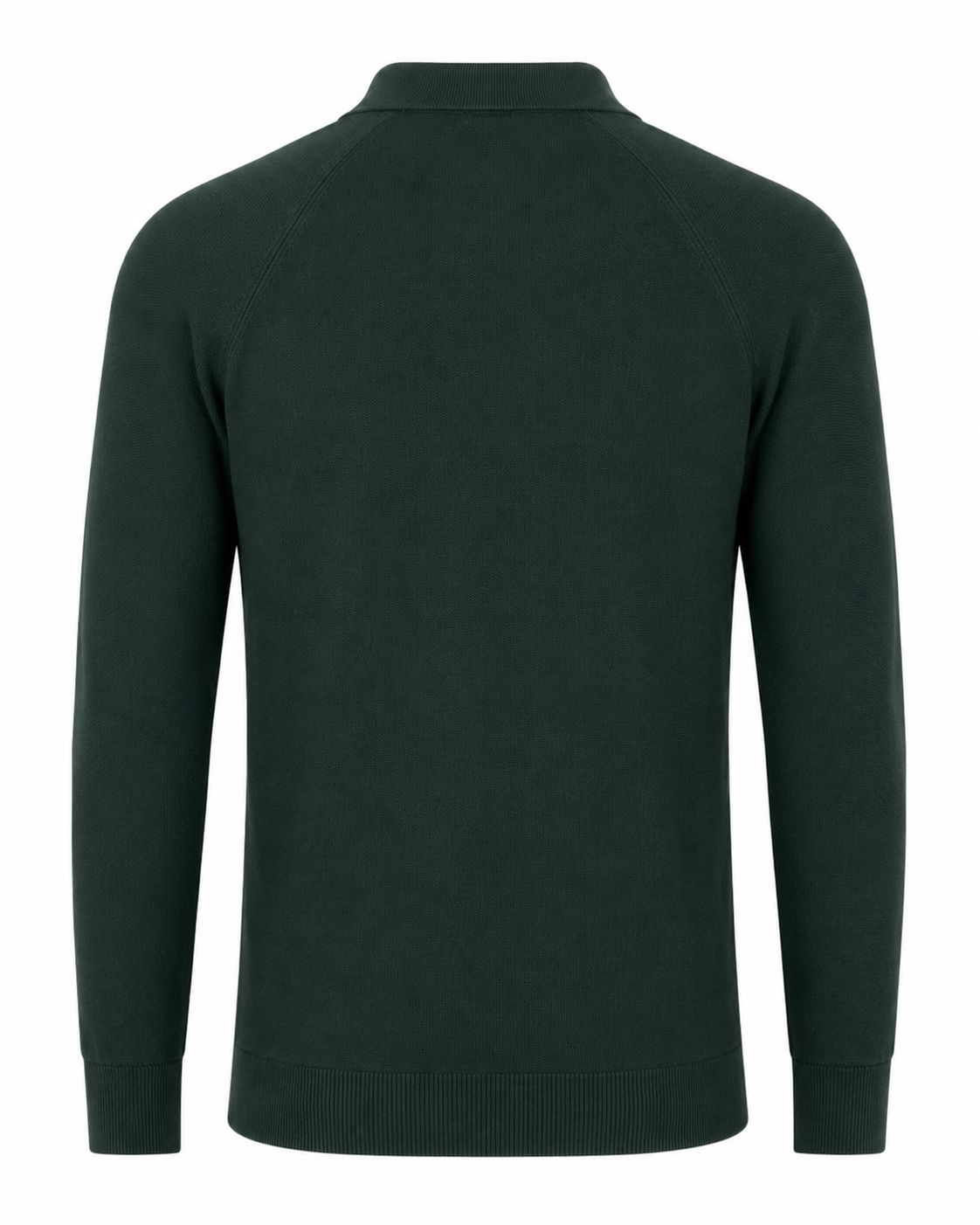 Polo in maglia con manica raglan