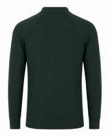 Polo in maglia con manica raglan