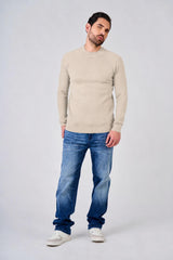 Maglia a mezzo collo manica raglan