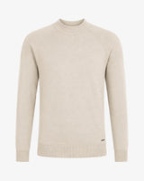 Maglia a mezzo collo manica raglan