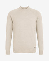 Maglia a mezzo collo manica raglan