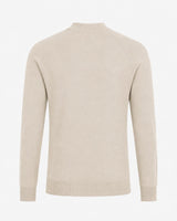 Maglia a mezzo collo manica raglan