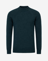 Maglia a mezzo collo manica raglan