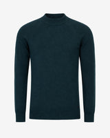 Maglia a mezzo collo manica raglan