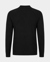 Maglia a mezzo collo manica raglan
