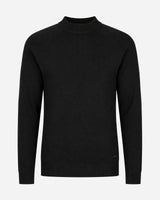 Maglia a mezzo collo manica raglan