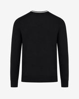 Maglia girocollo manica raglan con taschino