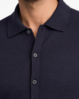 Cardigan con collo in camicia
