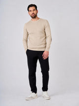 Maglia girocollo con toppe