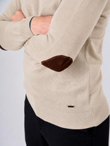 Maglia girocollo con toppe