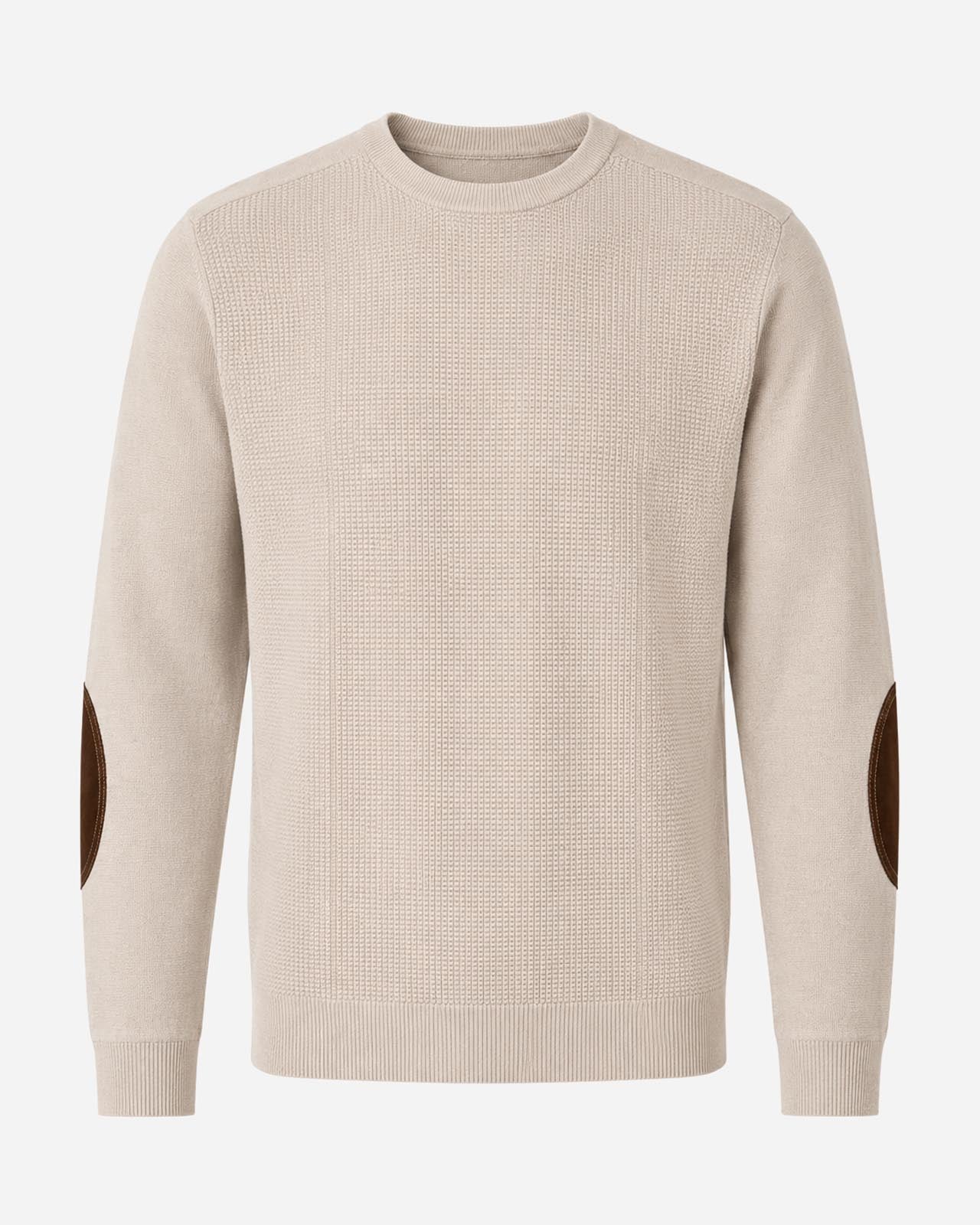 Maglia girocollo con toppe