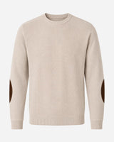 Maglia girocollo con toppe