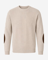 Maglia girocollo con toppe