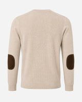 Maglia girocollo con toppe