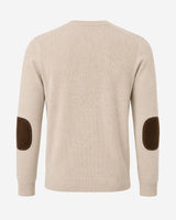 Maglia girocollo con toppe