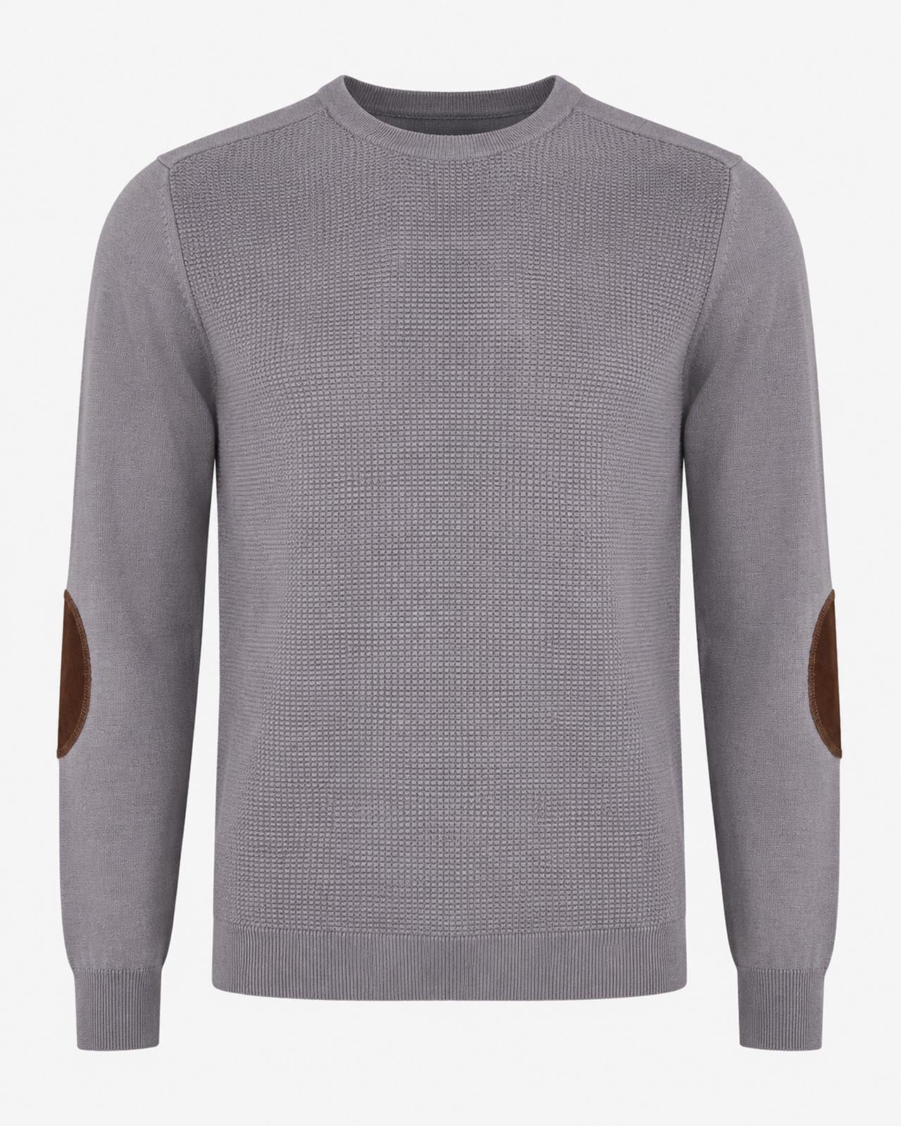 Maglia girocollo con toppe