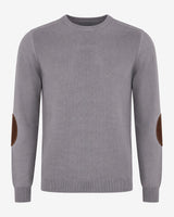 Maglia girocollo con toppe