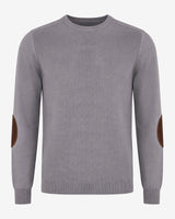 Maglia girocollo con toppe