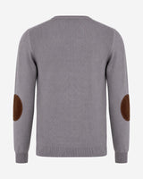 Maglia girocollo con toppe