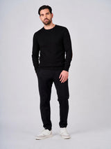 Maglia girocollo con toppe