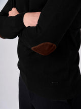 Maglia girocollo con toppe