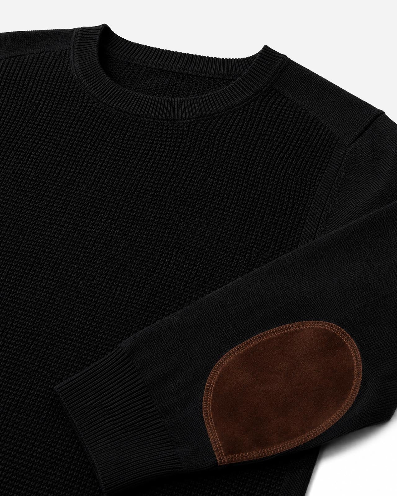 Maglia girocollo con toppe