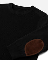 Maglia girocollo con toppe