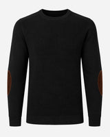 Maglia girocollo con toppe