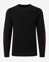Maglia girocollo con toppe