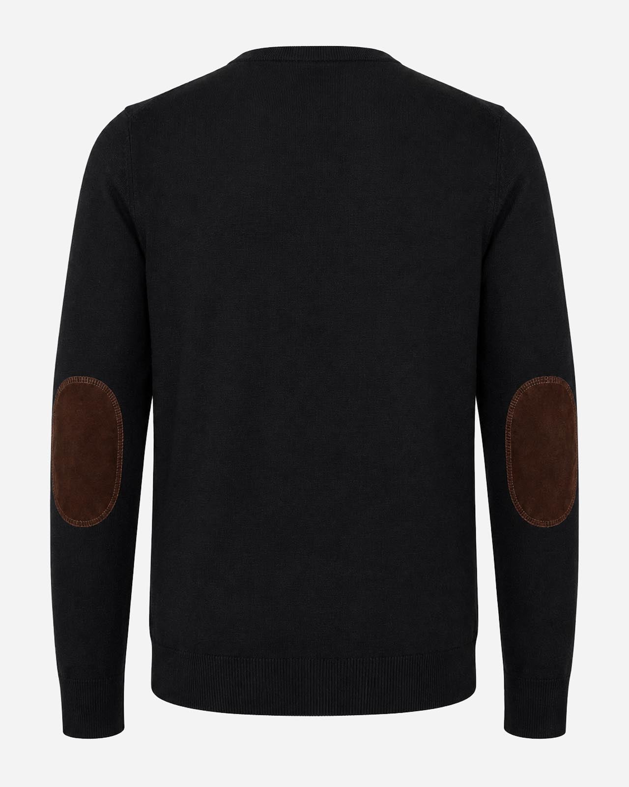 Maglia girocollo con toppe