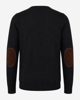 Maglia girocollo con toppe