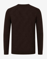 Maglia girocollo con motivo jacquard