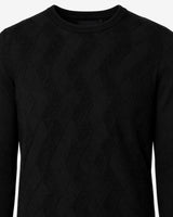 Maglia girocollo con motivo jacquard