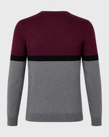 Maglia girocollo bicolore