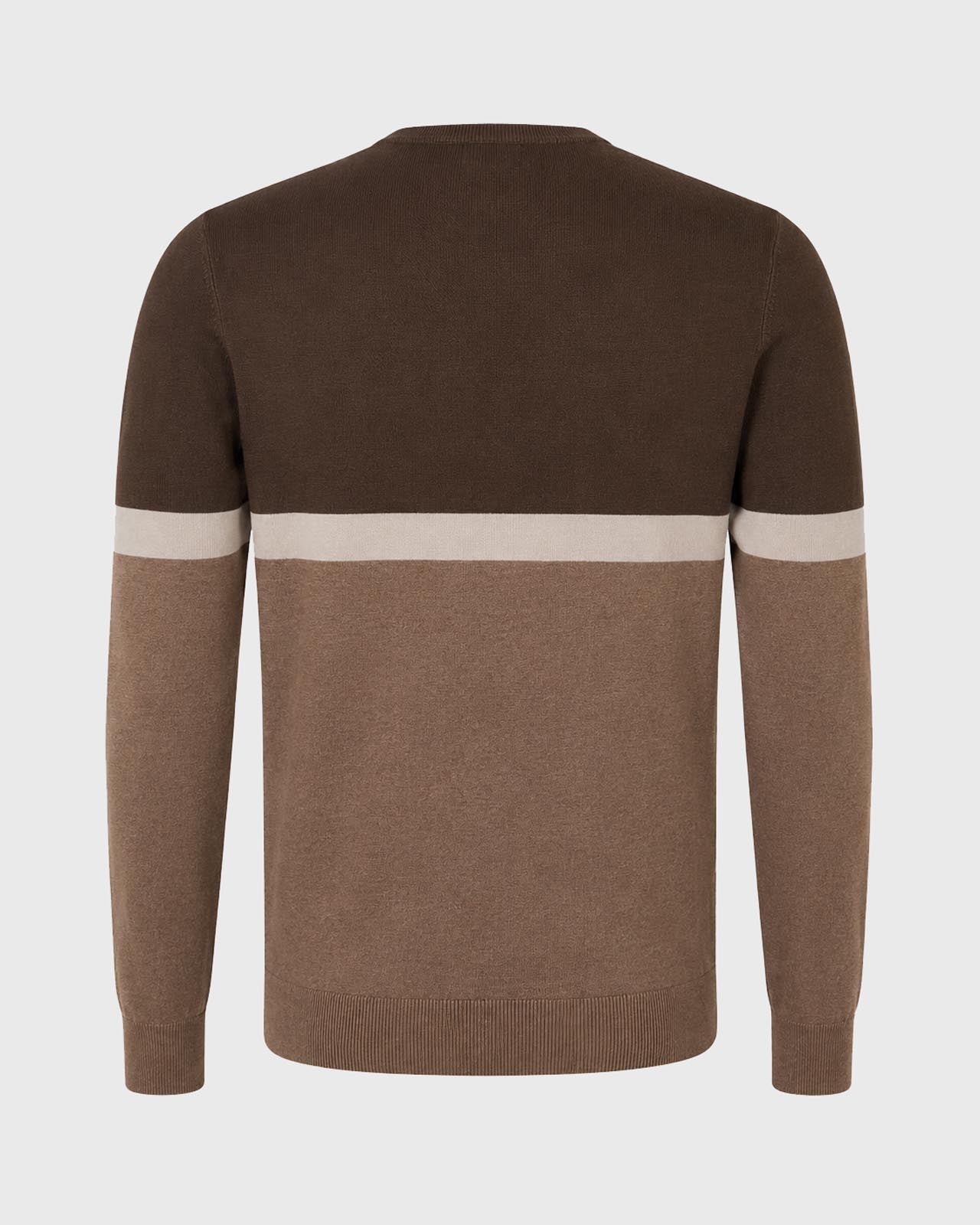 Maglia girocollo bicolore