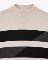 Maglia girocollo bicolore