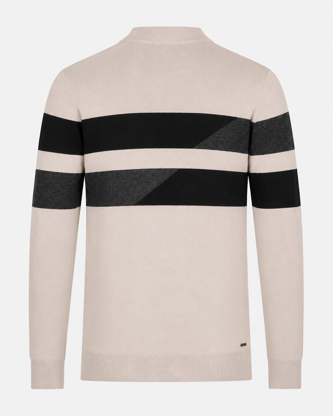 Maglia girocollo bicolore